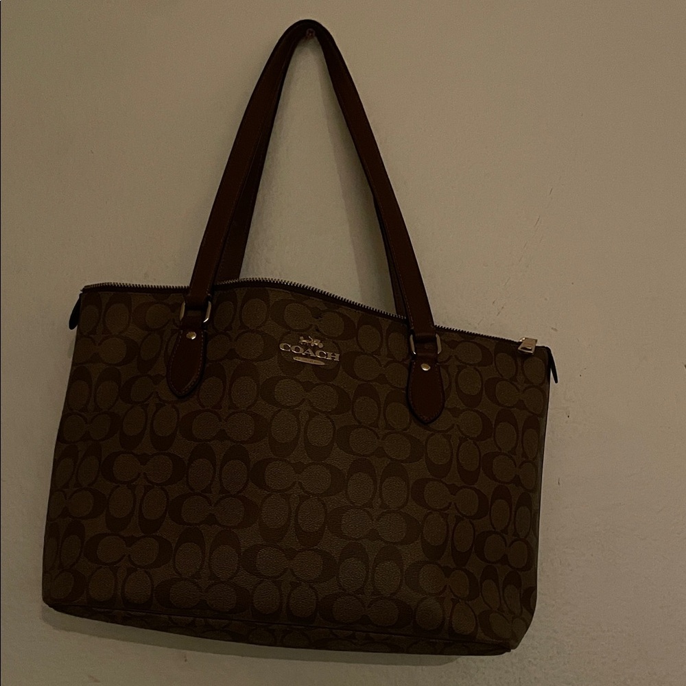 Coach Brown Signature Tote
